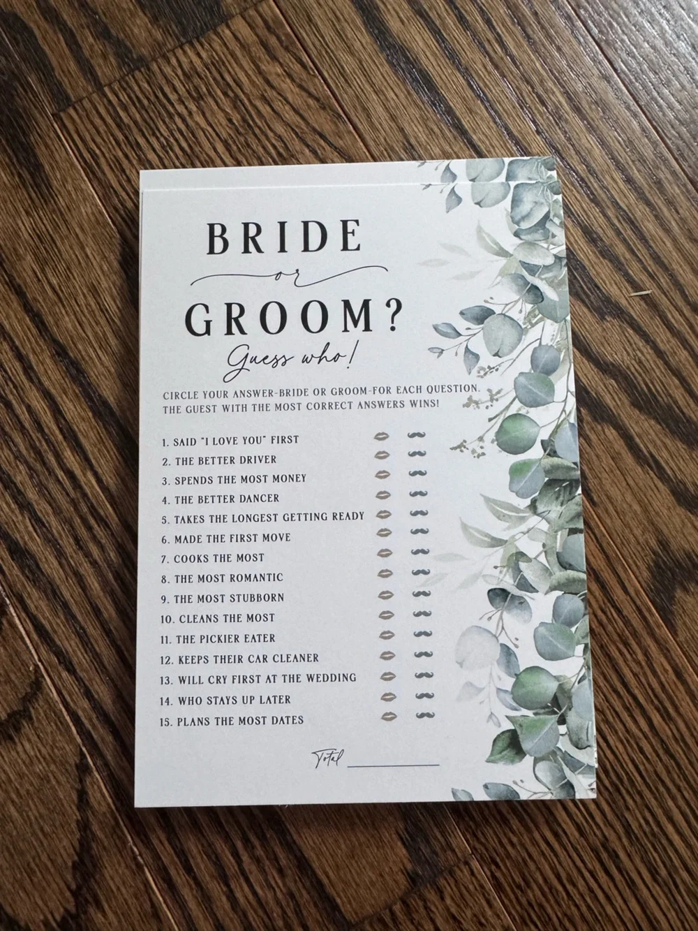 Mrs & Mrs White Wedding Banner Garland - Elegant Black Lettering